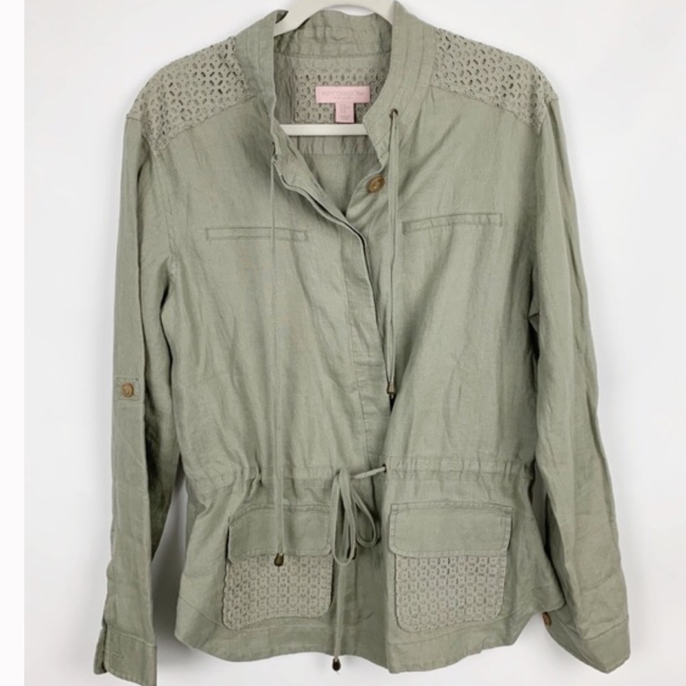 Saint Tropez Linen Utility Jacket